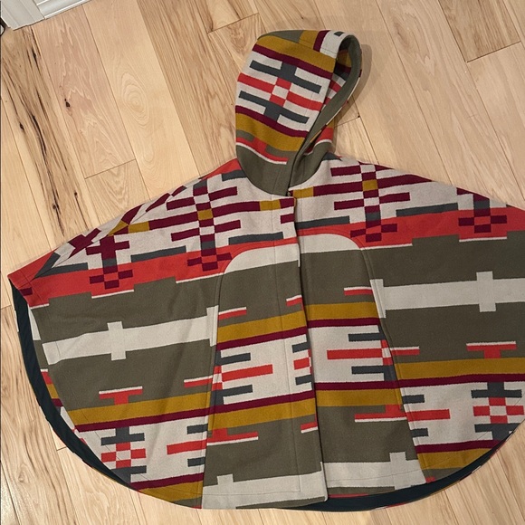 Pendleton Jackets & Blazers - Pendleton Portland Collection Women's Colorful Hooded Poncho